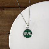 Fan Frenzy Gifts Utah Valley Wolverines UVU Officially Licensed Cutout Necklace